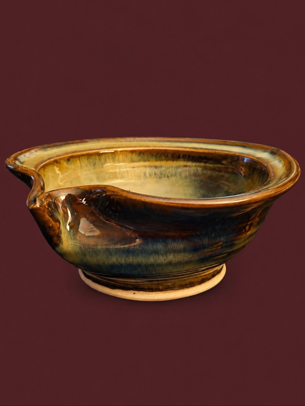 Artisan Alan Miner New Mexico Finding The Time 2008 Ceramic Bowl